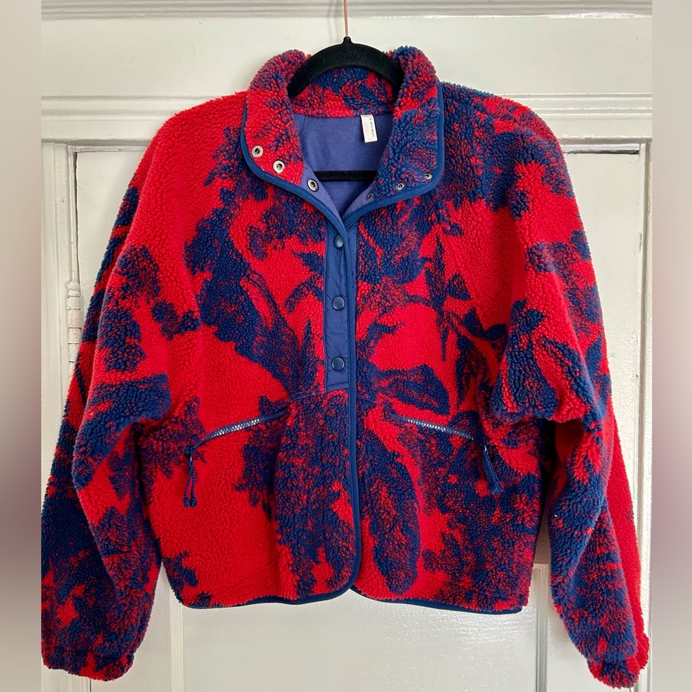 Free People Hit The Slopes Fleece Jacket